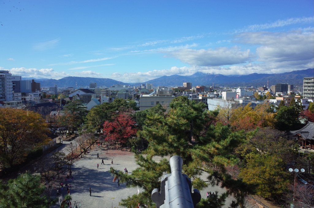 大垣城天守からの眺め