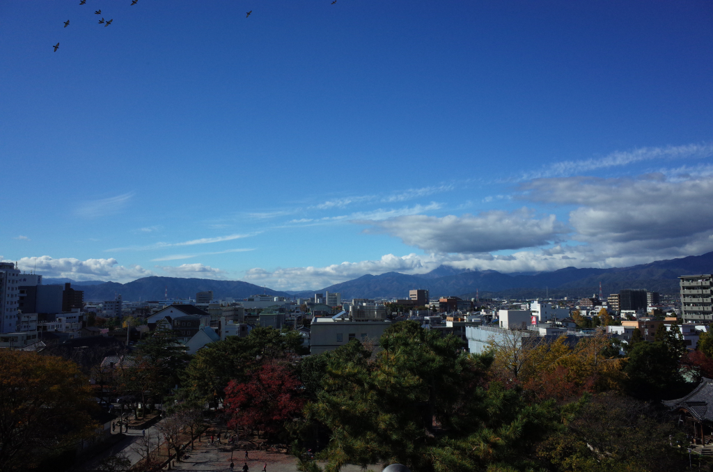 大垣城天守からの眺め