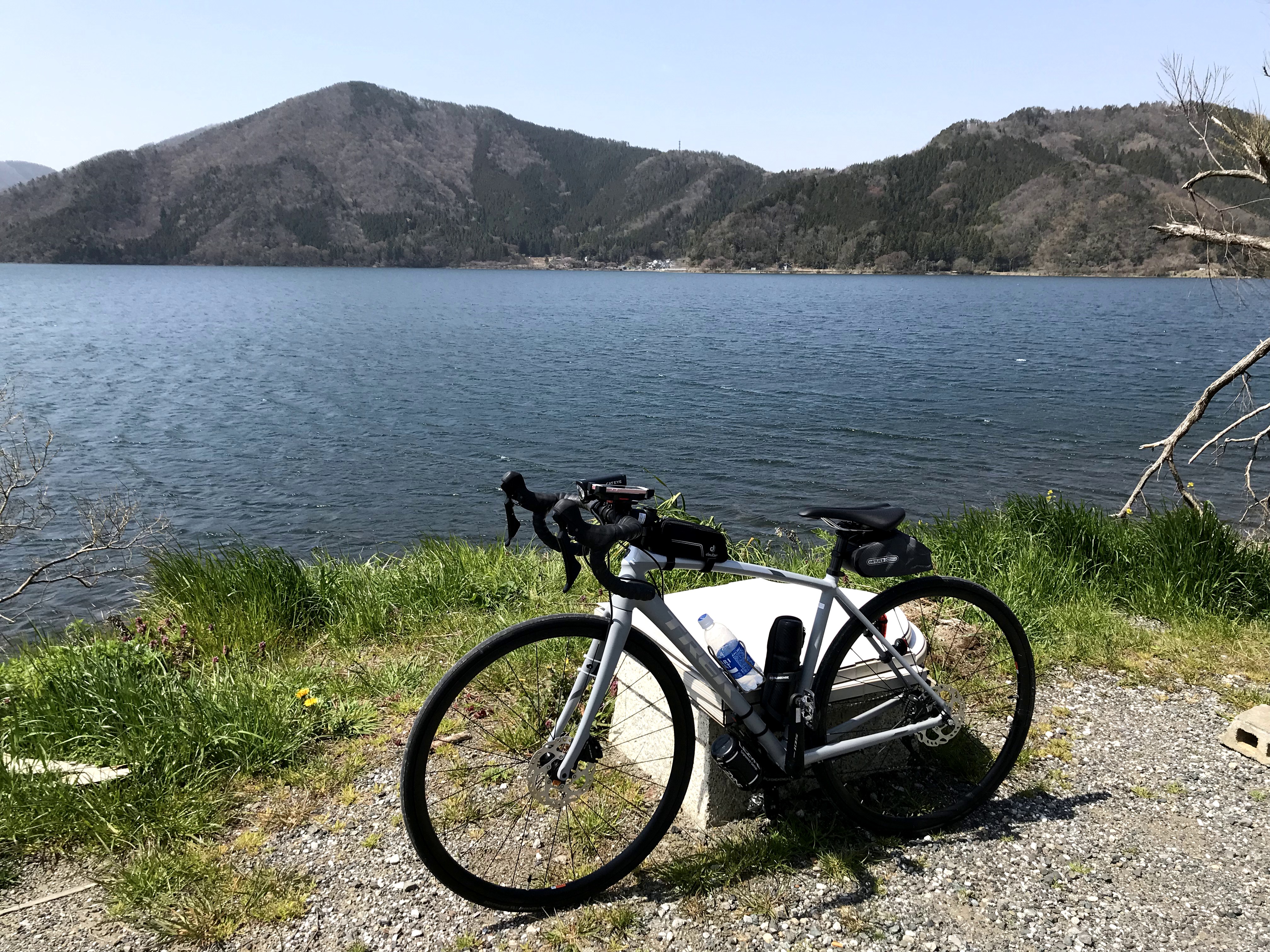 ロードバイクで琵琶湖一周（ビワイチ）奥琵琶湖