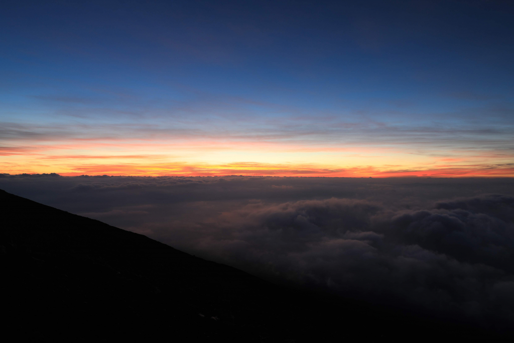 富士山御殿場口御来光