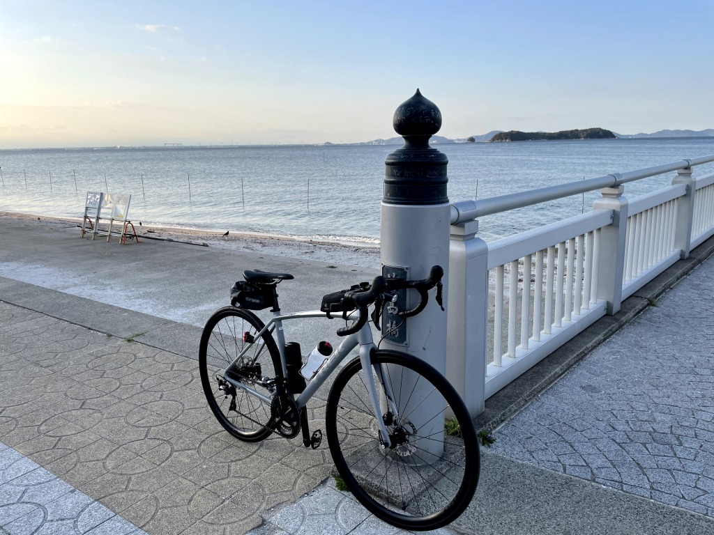 竹島橋 ロードバイク